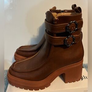 Sam & Libby Brown Ankle Boots size 10